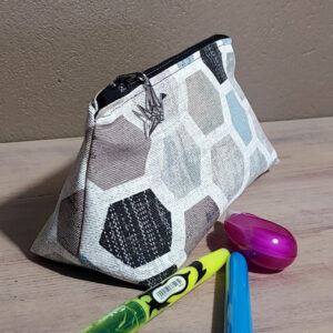 trousse scolaire triangulaire atelier couture