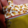 sac cadence autumn grahou détails tissus couleurs chaudes rouille panthère fleuri grande contenance, multi-poches fermé par zip pièce unique