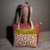 sac cadence autumn grahou dos couleurs chaudes rouille panthère fleuri grande contenance, multi-poches fermé par zip pièce unique