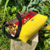 sac seau bucket yuto couché motif japonisant velours soyeux imprimé élégance zénitude fait main par un artisan d'art créateur
