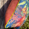 coussin fond marin marsala détails textiles