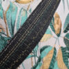 sac karola birdy détails sangle noir vert doré féminin et élégant dentelle glamour printanier pièce unique fait main artisan d'art
