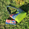 sac yanna fond marin couché face vert et bleu poisson vacances estival pièce unique createur francais