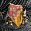 sac camelia shalimar rouge profil doré ginkgo bandoulière chic élégant créateur artisan d'art