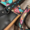 sac séraphin nippon détails noir coloris éclatants raffiné compact féminin pièce unique sac bandoulière simili coton designer citadin artisan d'art sac créateur