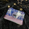 trousse zippée becool hanaé fermée rose violet simili coton créateur artisan d'art