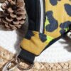 sac banane Néwo côté léopard camel noir et fluo fait main créateur artisan d'art