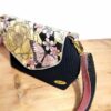 sac anesa profil inspiration japonisante papillon fleurs de cerisiers noir jaune corail petit sac unique