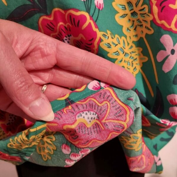 tee-shirt flora ourlet atelier couture adulte débutant