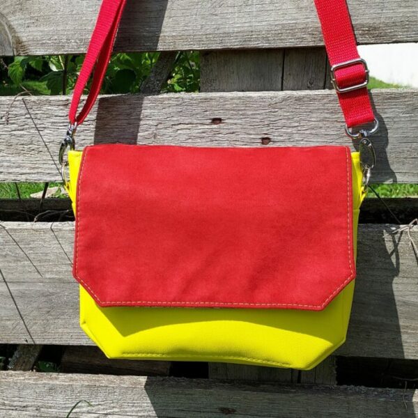 Sac SwapMe tetra spring face jaune rabat face rouge