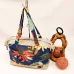 Sac java fleurs d'hiver création unique
